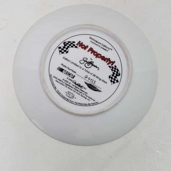 Vintage 2000 NASCAR Dale Earnhardt 33 Plate 6.5 Inch Ltd Edition Numbered - Picture 2 of 2